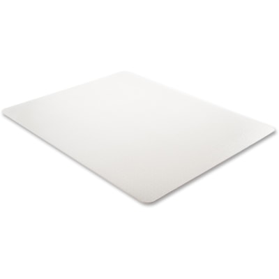 Deflecto EconoMat for Carpet - Carpeted Floor - 60" (1524 mm) Length x 46" (1168.40 mm) Width - Vinyl - Clear - 1 Each FOR LOW PILE CARPET W/O PADDNG CLEAR VINYL
