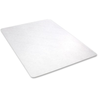 Deflecto Non-studded Hard Floor Chairmats - Uncarpeted Floor, Hard Floor, Chair, Wood Floor, Tile Floor, Laminate Floor, Commercial, Home Office, Vinyl Floor - 60" (1524 mm) Length x 46" (1168.40 mm) Width - Rectangular - Vinyl - Clear - 1 Each FOR UNCARPETED FLOORS CLEAR VINYL