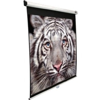 Elite Screens Manual Pull Down Projection Screen - 45" x 80" - Matte White - 92" Diagonal . 16:9  Pull Down Manual Proje ctor Screen with AUT