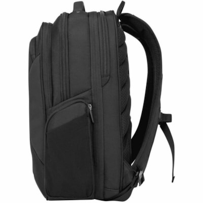 Targus Corporate Traveler CUCT02B Carrying Case Rugged (Backpack) for 10.5" to 16" Notebook - Black - Damage Resistant, Impact Resistant, Water Resistant Bottom, Impact Absorbing, Drop Resistant, Bump Resistant, Water Resistant, Shock Absorbing, Tear Resistant, Crash Resistant - Polyester Body - Che  