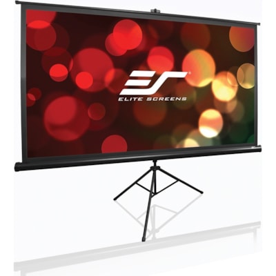 Elite Screens - Écran de projection Tripod T120UWV1 120 po (3048 mm) - Projection avant - 4:3 - MaxWhite - hauteur de 72 po (1828,80 mm) x largeur de 96 po (2438,40 mm) - Fixation au sol inal diagonal- 72 vue hauteur  ( po ) - 96view lar