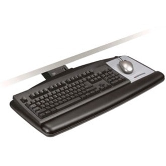 3M AKT170LE Adjustable Keyboard Tray - 23" Height x 26.5" Width x 8" Depth - 1 /stand easy adjust arm just li ft platform to adjus