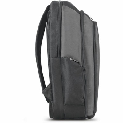 Solo Sterling Carrying Case (Backpack) for 16" (406.40 mm) Notebook - Black - Ballistic Poly, Polyester Body - Checkpoint Friendly - Backpack Strap, Handle - 12.75" (323.85 mm) Height x 17.50" (444.50 mm) Width x 5" (127 mm) Depth - 1 Each ptop sleeve Checkpoint friendl y sleeve design allo