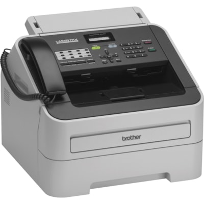 Brother IntelliFax-2840 High-Speed Laser Fax - Laser - Monochrome Sheetfed Digital Copier - 20 cpm Mono - 300 x 600 dpi - 250 sheets - Plain Paper Fax - Corded Handset - 33.60 kbit/s Modem P/C/S/F  20 PG ADF  33.6 KBPS 16 MB MEMORY