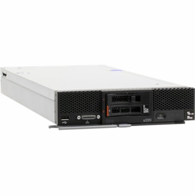 Lenovo Flex System x220 7906C2U Server - 1 Xeon E5-2403 1.80 GHz - 4 GB RAM - Serial ATA/600 Controller - Intel C600 Chip - 2 Processor Support - 96 GB RAM Support - DDR3 SDRAM - 0, 1 RAID Levels - G200eR2 Up to 16 MB Graphic Card - Gigabit Ethernet - 2 x SFF Bay(s)  4C 1.8GHz 10MB 1066MHz 80W 90 Y4801 1x 4 GB RDIMM
