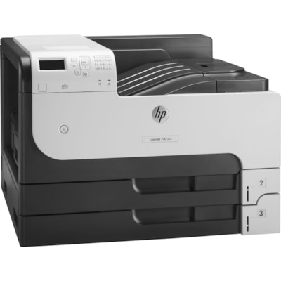 HP LaserJet Enterprise 700 M712N Desktop Laser Printer - Monochrome - 41 ppm Mono - 1200 x 1200 dpi Print - Manual Duplex Print - 600 Sheets Input - Ethernet - Apple AirPrint, Google Cloud Print, HP ePrint, Mopria - 100000 Pages Duty Cycle - Plain Paper Print - Gigabit Ethernet - USB  