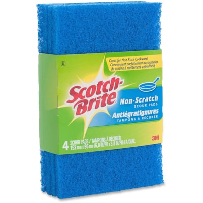 Scotch-Brite All-purpose No Scratch Scour Pads - 4 / Pack PAD 4-PK 