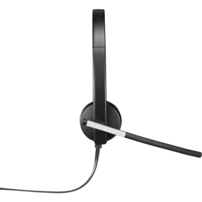 Logitech USB Headset Stereo H650e - Stereo - USB - Wired - 50 Hz to 10 kHz - Over-the-head - Binaural - Supra-aural - Noise Cancelling, Bi-directional Microphone STEREO 
