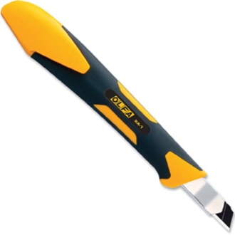 Olfa XA-1 Utility Knife - Auto-lock, Acetone Resistant, Snap-off, Non-slip Grip, Acid Resistant, Anti-shock, Chemical Resistant - Acrylonitrile Butadiene Styrene (ABS), Stainless Steel, Polypropylene, Glass Fiber, Elastomer - Black - 1 Each  
