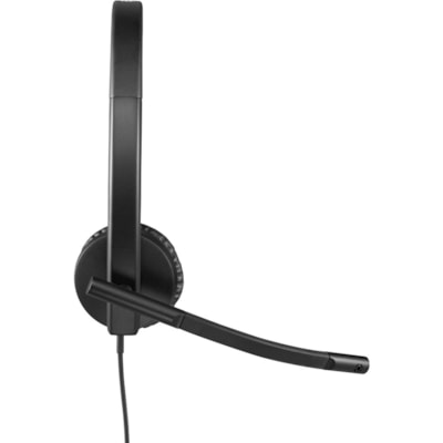 Logitech USB Headset Stereo H570e - Stereo - USB - Wired - 31.50 Hz to 20 kHz - Over-the-head - Binaural - Supra-aural - Noise Cancelling, Electret Microphone - Black STEREO 