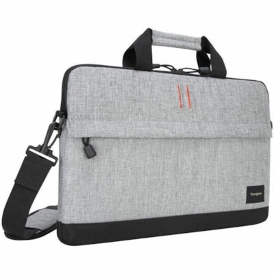 Targus Strata TSS63204US Carrying Case (Sleeve) for 15.6" Notebook - Pewter - Damage Resistant Interior - Polyester Body - Shoulder Strap, Handle - 14" (355.60 mm) Height x 2" (50.80 mm) Width SLIPCASE 