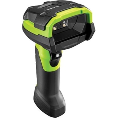 Zebra DS3678-SR Barcode Scanner Kit - Wireless Connectivity - 8.60" (218.44 mm) Scan Distance - 1D, 2D - Imager - Omni-directional - Bluetooth - Industrial Green - Power Supply Included - IP67, IP65 - USB - Industrial, Warehouse, Manufacturing EPERP 