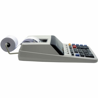 Sharp EL-2630PIII Printing Calculator - Black/Red Print - Antimicrobial, Independent Memory, Sign Change, Backspace Key, Double Zero, Fixed Decimal, Two-color Printing - 12 Digits - Fluorescent - AC Supply Powered - 3.1" (79.38 mm) Height x 9" (228.60 mm) Width x 13.5" (342.90 mm) Depth - 1 BIG NUMBER HEAVY DUTY 2 COLOUR 4KEY MEMORY GRAND TOTAL 80C-BL