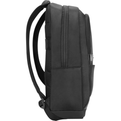 Targus CitySmart TSB893 Carrying Case Rugged (Backpack) for 12" to 16" Notebook - Gray - Weather Resistant Base - Mesh Body - Shoulder Strap, Trolley Strap, Handle - 18.39" (467.11 mm) Height x 12" (304.80 mm) Width x 6" (152.40 mm) Depth - 6.34 gal (24000 mL) Volume Capacity 10" TABLET SECTION. BLACK SLIM  LIGHT WEIGHT COMFORT DES