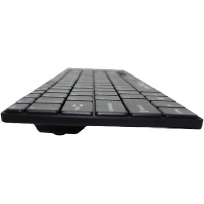 Seal Shield Cleanwip Waterproof Keyboard - Cable Connectivity - USB Interface - English (US) - QWERTY Layout - Black roof  Low Profile Chiclet Styl e Keyboard with Keyb