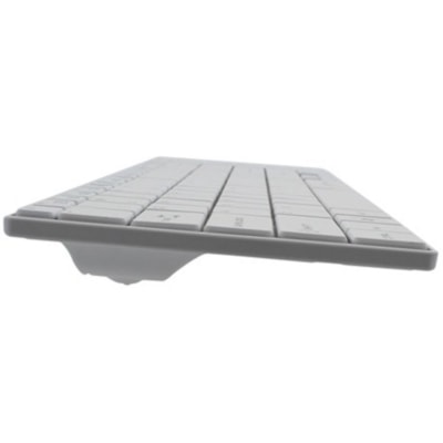 Seal Shield Cleanwipe Wireless Waterproof Keyboard - Wireless Connectivity - RF - 2.40 GHz - English (US) - QWERTY Layout - White roof  Low Profile Chiclet Styl e  2.4GHz Wireless K