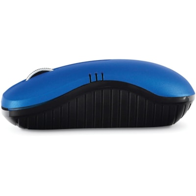 Verbatim Wireless Notebook Optical Mouse, Commuter Series - Matte Blue - Optical - Wireless - Radio Frequency - Matte Blue - USB Type A - 1200 dpi - Scroll Wheel - 3 Button(s) - Symmetrical - 1 IDEAL FOR RIGHT/LEFT HAND USE 2.4GHZ RELIABILITY  1200 DPI