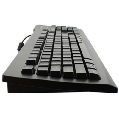 Seal Shield Silver Seal Glow Waterproof Keyboard Long Cable - Cable Connectivity - USB, PS/2 Interface - 104 Key(s) - English (US) - QWERTY Layout - Windows, Mac - Membrane Keyswitch - Black lit Keyboard w/ Key Locking Fu nction (Long Cable)