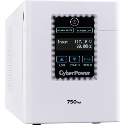 CyberPower M750L Medical Grade 750VA/600W UPS - Mini-tower - 8 Hour Recharge - 12 Minute Stand-by - 120 V AC Input - 120 V AC Output - 6 x NEMA 5-15R-HG Receptacle(s) UPS 120V 