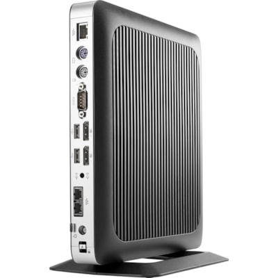 HP t630 Tower Thin Client G-Series GX-420GI Quad-core (4 Core) 2 GHz - 4 GB RAM DDR4 SDRAM - 16 GB Flash Radeon R7E Graphics - Gigabit Ethernet - HP ThinPro - IEEE 802.11ac - DisplayPort - Network (RJ-45) - 7 Total USB Port(s) - 4 USB 2.0 Port(s) - 3 USB 3.0 Port(s) - 65 W  French localization 