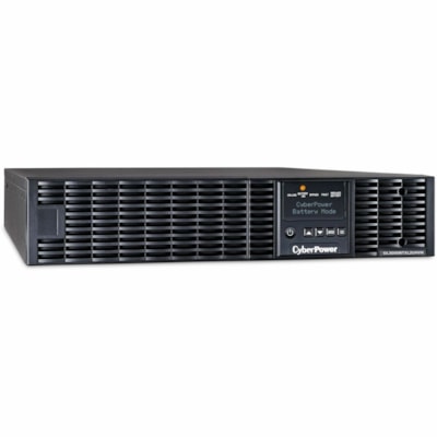 CyberPower UPS Systems OL3000RTXL2UHVN Smart App Online -  Capacity: 3000 VA / 2700 W - CyberPower OL3000RTXL2UHVN 3KVA Online UPS 2U sine wave LCD 200-240V RMCARD205 RT 3YR WTY PS - Rack/Tower - Online Doubl e Conversion - Outpu