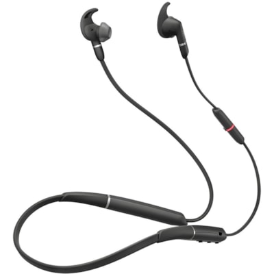 Jabra EVOLVE 65e MS Earset - Stereo - Wireless - Bluetooth - 98.4 ft (30 m) - 20 Hz to 20 kHz - Behind-the-neck, Earbud - Binaural - In-ear - Noise Cancelling Microphone - Noise Canceling - Black 0 - 2 Year Warranty 