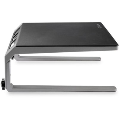 StarTech.com Monitor Riser Stand, For up to 32" (22lb/10kg) Monitor, Monitor Riser, Steel&Aluminum, Monitor Shelf w/ Three Height Settings - Raise your monitor to a comfortable viewing height with this monitor riser stand - Steel and aluminum computer monitor riser for up to 32" monitor - Adjust the  STND 