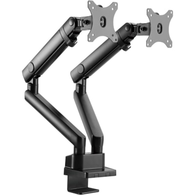 Amer Mounting Arm for Curved Screen Display, Flat Panel Display - Matte Black - 2 Display(s) Supported - 32" Screen Support - 35.27 lb (16000 g) Load Capacity - 75 x 75, 100 x 100 - Steel, Aluminum, Plastic  MOUNT 