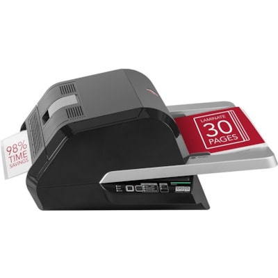 GBC Foton 30 Automated Pouch-Free Laminator - 8.50" (215.90 mm) Lamination Width - 5 mil (0.13 mm) Lamination Thickness - 9.60" (243.84 mm) Height x 22.70" (576.58 mm) Width x 18.80" (477.52 mm) Depth 29"/MIN THRU SPED.3MINS WARMUP 30 PAGES