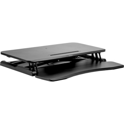 Fellowes Corsivo Sit-Stand Workstation - 4.50" (114.30 mm) Height x 31.50" (800.10 mm) Width x 24.13" (612.90 mm) Depth - Black nd Workstation 