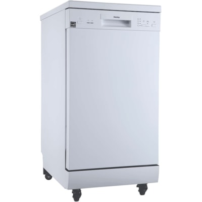 Danby 18" Portable Dishwasher - 18" (457.20 mm) - Portable - 8 Place Settings - 13.20 L Capacity - 4 Programmes - 52 dB - White  