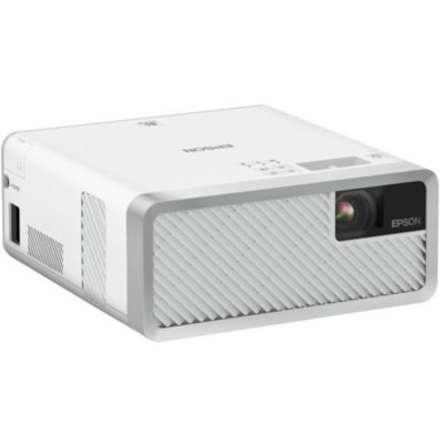 Epson EF-100 LCD Projector - 16:10 - White, Silver - 1280 x 800 - Front, Rear - 12000 Hour Normal Mode - 20000 Hour Economy Mode - HD - 2000 lm - HDMI - USB  PROJ 
