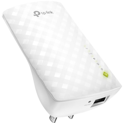 TP-Link RE220 Dual Band IEEE 802.11ac 750 Mbit/s Wireless Range Extender - 2.40 GHz, 5 GHz - 3 x Internal Antenna(s) - Internal - 1 x Network (RJ-45) - Fast Ethernet - 6.50 W - Wall Mountable  