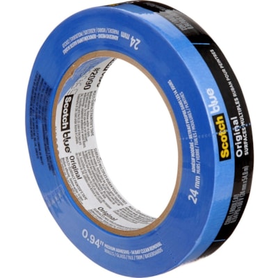 ScotchBlue - Ruban de masquage pour peintre - largeur de 0,94 po (24 mm) - Bleu - 1 / Rouleau RUBAN POUR PEINT 