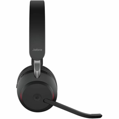 Jabra Evolve2 65 Headset - Microsoft Teams Certification - Stereo - Wireless - Bluetooth - 98.4 ft (30 m) - Over-the-head - Binaural - Supra-aural - Black TEREO BLK 