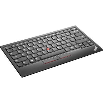 Lenovo ThinkPad TrackPoint Keyboard II (US English) - Wired/Wireless Connectivity - Bluetooth - 2.40 GHz - USB Type A Interface - English (US) - Notebook - Trackpoint - Windows, Android, PC - Black  