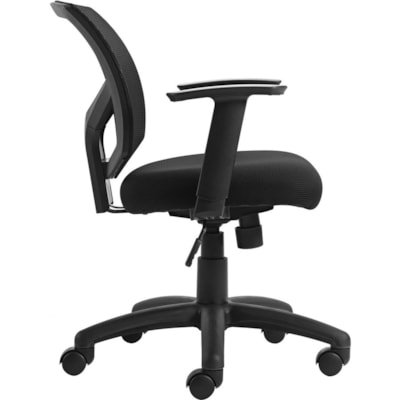 Offices To Go Bolt | Mesh Back Tilter - Black Fabric Seat - Black Mesh Back - Mid Back - 5-star Base - Armrest - 1 Each MED BACK 