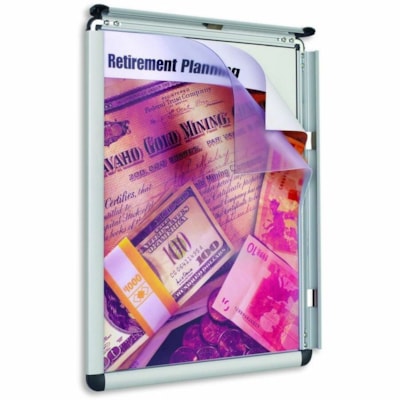 Quartet Poster Frame - Dust Resistant PROTECTS DOCUMENTS MOUNTS HORIZONTALLY OR VERTICALLY