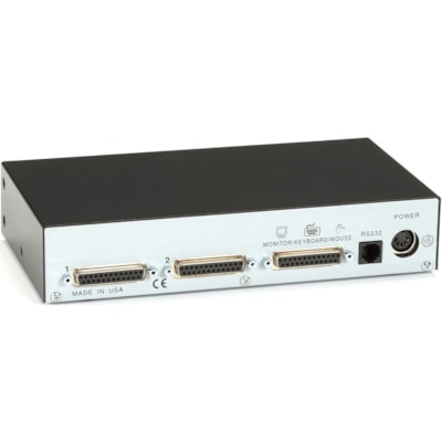 Black Box ServSwitch Ultra Mini Chassis, 2-Port - 2 Computer(s) - 1 Local User(s) - 1600 x 1024 - Rack-mountable SSIS  2-PORT KV5002MA-R2 