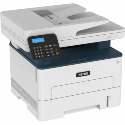 Xerox B225 Laser Multifunction Printer - Monochrome - Copier/Printer/Scanner - 34 ppm Mono Print - 600 x 600 dpi Print - Automatic Duplex Print - Up to 30000 Pages Monthly - 1200 x 1200 dpi Optical Scan - Fast Ethernet - Wireless LAN - Apple AirPrint, Chromebook, Mopria Print Service, Wi-Fi Direct -  PRNT 