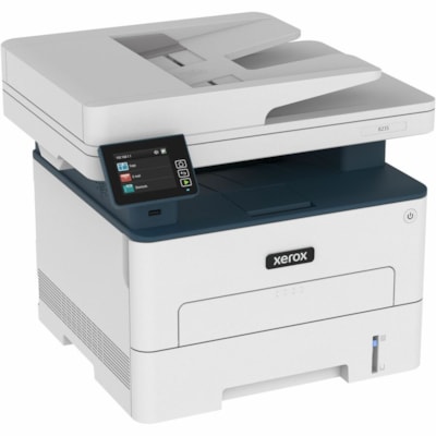 B235 Multifunction Monochrome Laser Printer - Copier/Fax/Printer/Scanner - 36 ppm Mono Print - 600 x 600 dpi Print - Automatic Duplex Print - Up to 30000 Pages Monthly - 251 sheets Input - Color Scanner - 1200 x 1200 dpi Optical Scan - Fast Ethernet - Wireless LAN - Apple AirPrint, Chromebook, Mopri  PRNT 