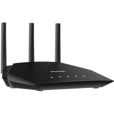 Netgear RAX10 Wi-Fi 6 IEEE 802.11ax Ethernet Wireless Router - Dual Band - 2.40 GHz ISM Band - 5 GHz UNII Band - 225 MB/s Wireless Speed - 4 x Network Port - 1 x Broadband Port - Gigabit Ethernet - VPN Supported  