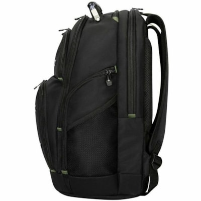 Targus Drifter TBB63805GL Carrying Case Rugged (Backpack) for 15" (381 mm) to 16" (406.40 mm) Notebook - Black  - Water Resistant Base, Moisture Resistant, Wear Resistant, Tear Resistant - Shoulder Strap - 20" (508 mm) Height x 17" (431.80 mm) Width x 5" (127 mm) Depth - 7.40 gal (28000 mL) Volume C  