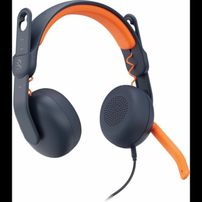 Logitech Zone Learn Headset - Stereo - USB Type A - Wired - On-ear - Binaural - Circumaural - 4.3 ft Cable - Noise Canceling  ACCS 