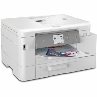 Brother MFC-J4535DWXL Wired & Wireless INKvestment Tank Inkjet Multifunction Printer - Color - Copier/Fax/Printer/Scanner - 20 ppm Mono/19 ppm Color Print - 4800 x 1200 dpi Print - Automatic Duplex Print - Up to 30000 Pages Monthly - Color Flatbed Scanner - 2400 dpi Optical Scan - Color Fax - Fast E  PRNT 