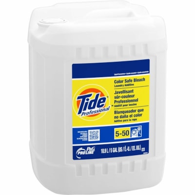 Tide Pro Line Professional Color Safe Bleach Laundry Additive - For Laundry, Garment, Linen - Concentrate - Liquid - 18.93 L - Color Safe, pH Neutral, Soft, Chlorine-free - 1 Pack 5-50  CLOSED LOOP 