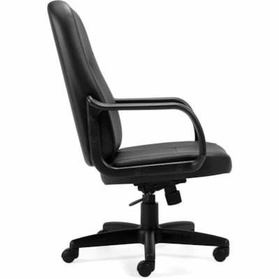 Offices To Go Annapolis | High Back Luxhide Tilter - Luxhide, Bonded Leather Seat - High Back - 5-star Base - Black HIGH BACK TILTER LUXHIDE BONDED LEATHER  BLACK