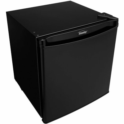 Danby 1.6 cu. ft. Compact Fridge in Black - 45.31 L - Auto-defrost - Reversible - 45.31 L Net Refrigerator Capacity - Black 45 L COMPACT ALL FRIDGE ENERGY STAR COMPLIANT