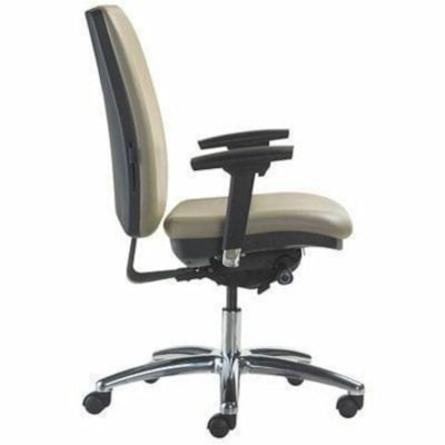 Nightingale Veronna Executive Task Chair - Leather Seat Material - Leather Back Material - Leather #440 COBBLESTONE LEATHER 