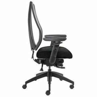 ergoCentric Chair - Mesh Seat Material - Black Back Color - Mesh Back Material - Black Frame Color - Fabric, Mesh BLK FABRIC SEAT 